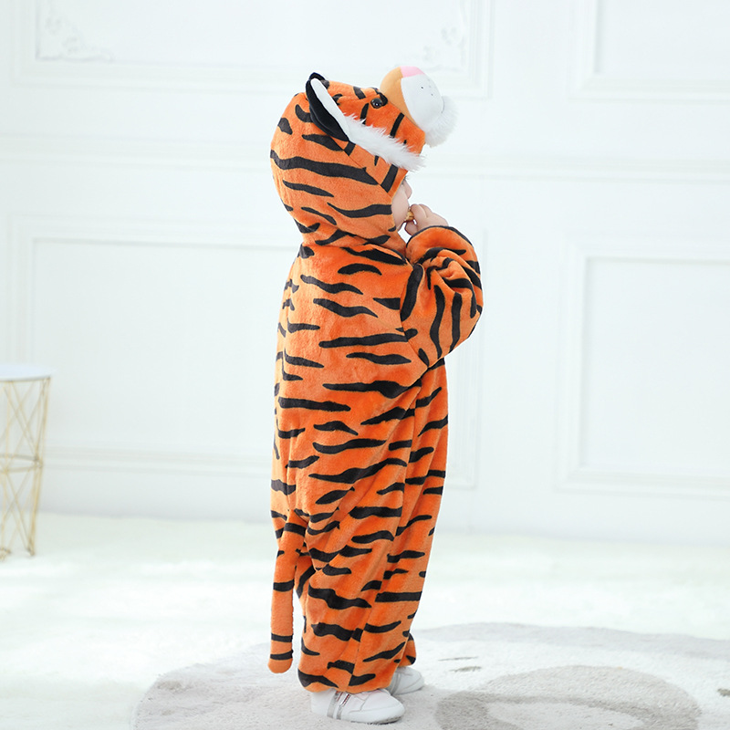 동물 호랑이 아기 옷 키구루미스 할로윈 코스프레 의상, - Cotton Baby Onesies Zipper 리뷰 및 가격