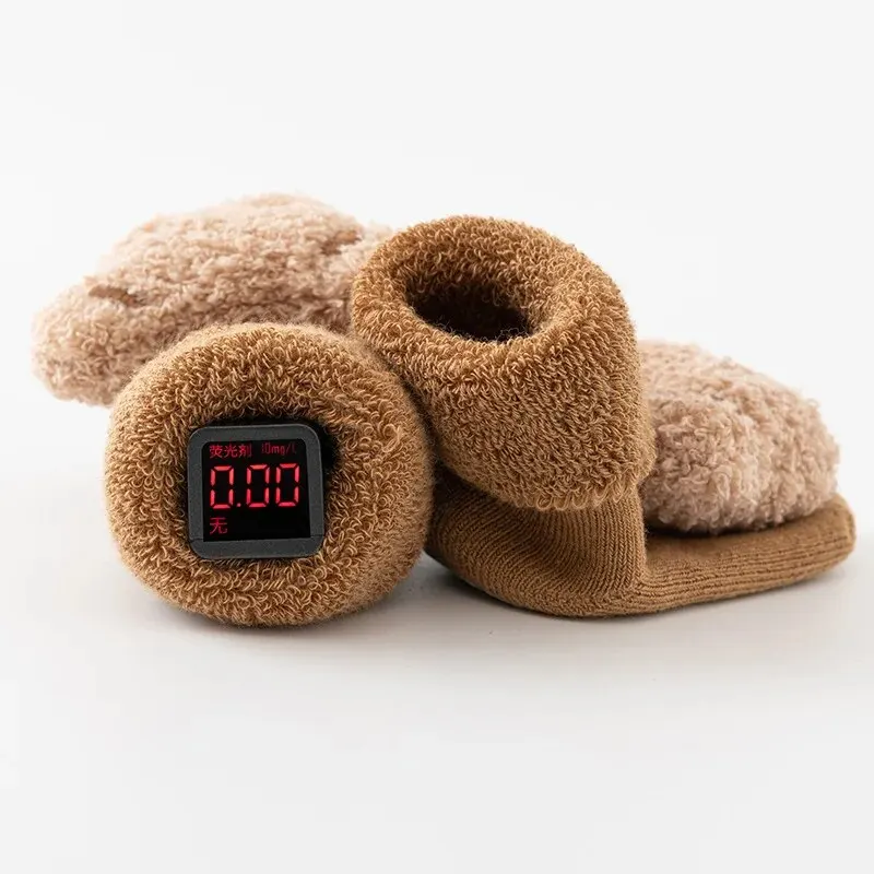 가을과 겨울 패션 벨벳 두꺼운 부드러운 밑창으로 간단하 - Unisex Baby Socks Non Slip 리뷰 및 가격